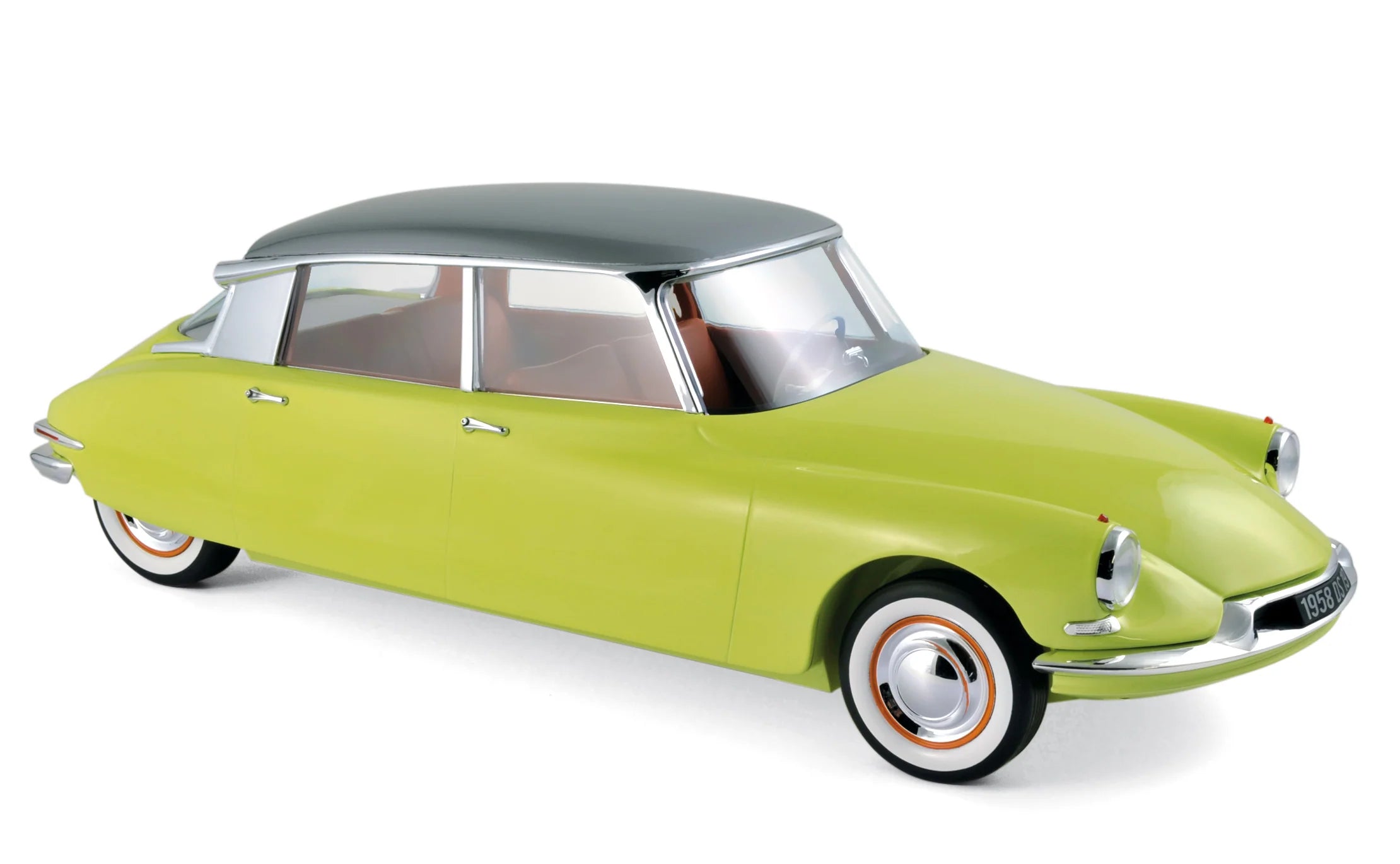 Citroën DS 19 1958 Jonquille Yellow&Triennale metallic Grey 1:12