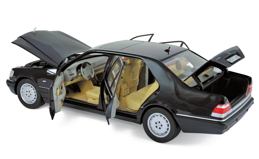 Mercedes-Benz S320 1997 Black metallic 1:18