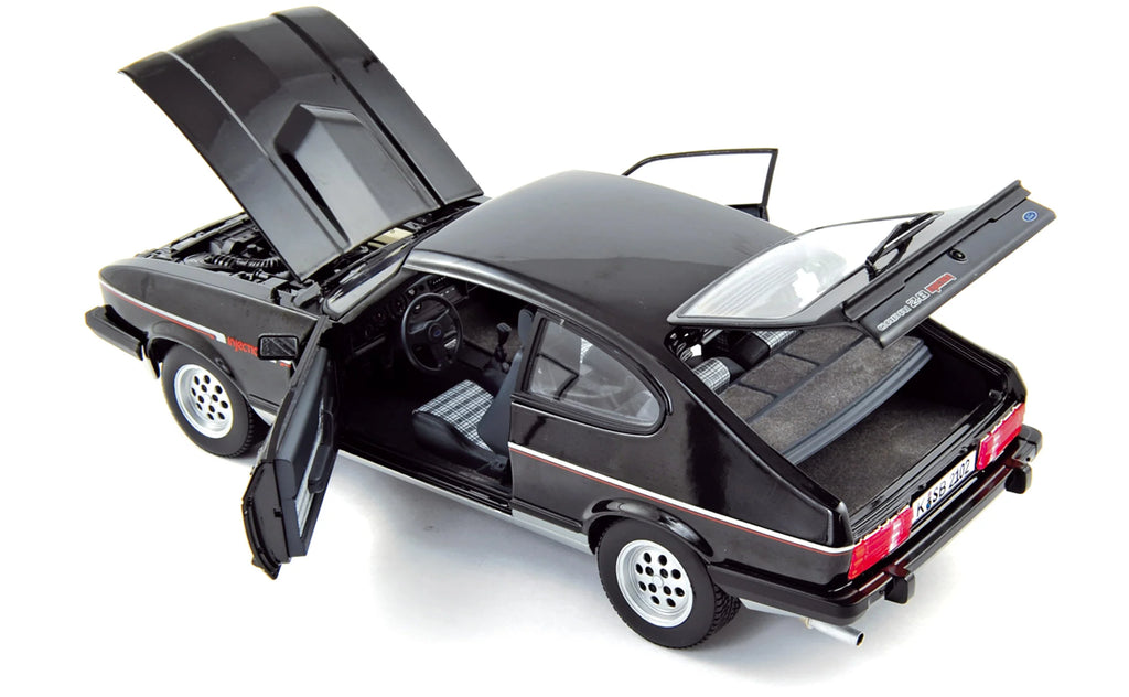 Ford Capri Mk. 3 2.8 Injection 1983 Black&Silver 1:18
