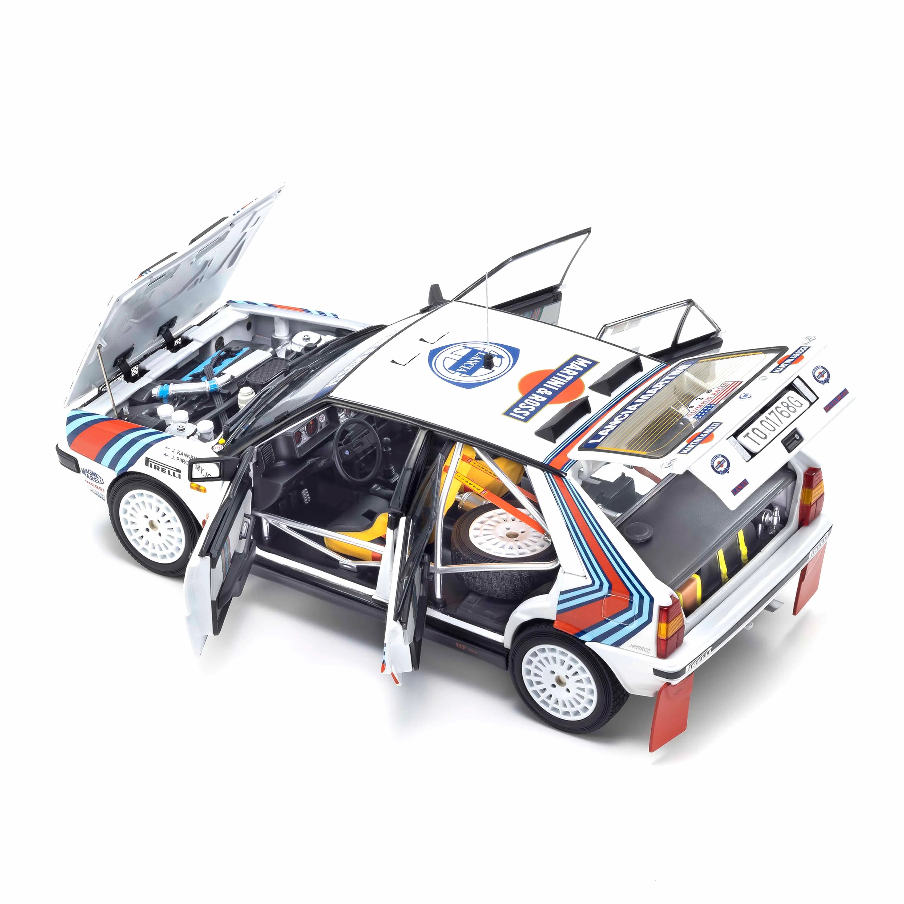 Lancia Delta HF 4WD 1987 Olympus Rally MARTINI ROSSI N°3 1/18