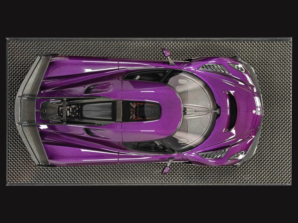 FrontiArt Koenigsegg Jesko 7315 Purple Tinted Carbon - Limited 199 pcs