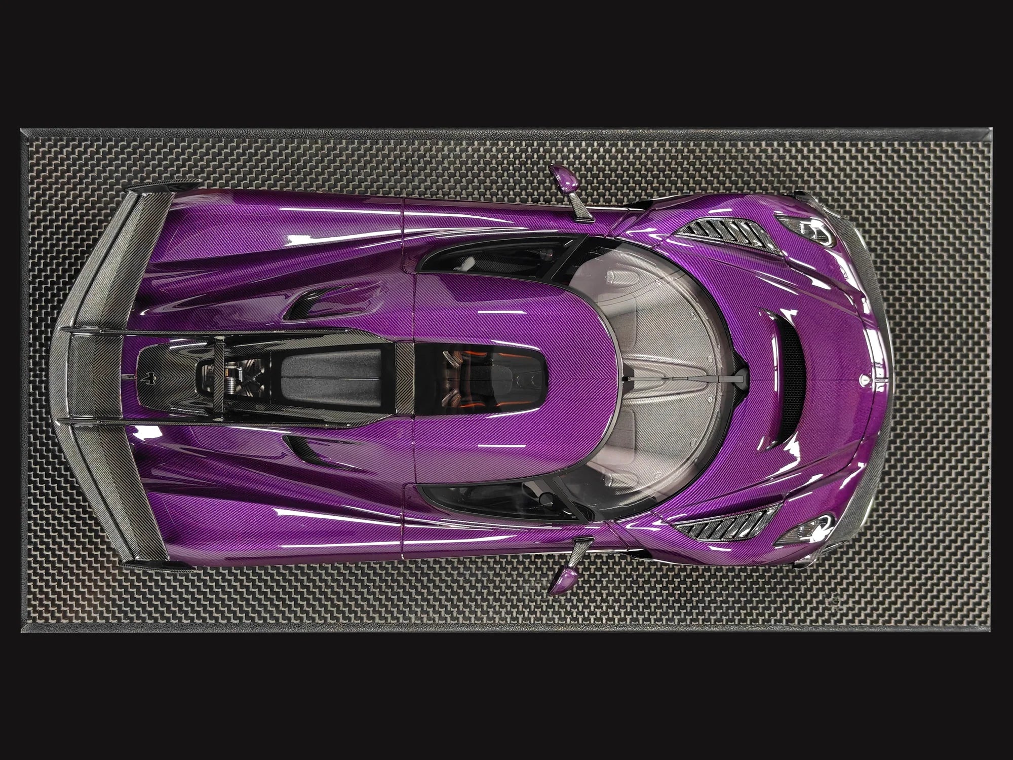 FrontiArt Koenigsegg Jesko 7315 Purple Tinted Carbon - Limited 199 pcs