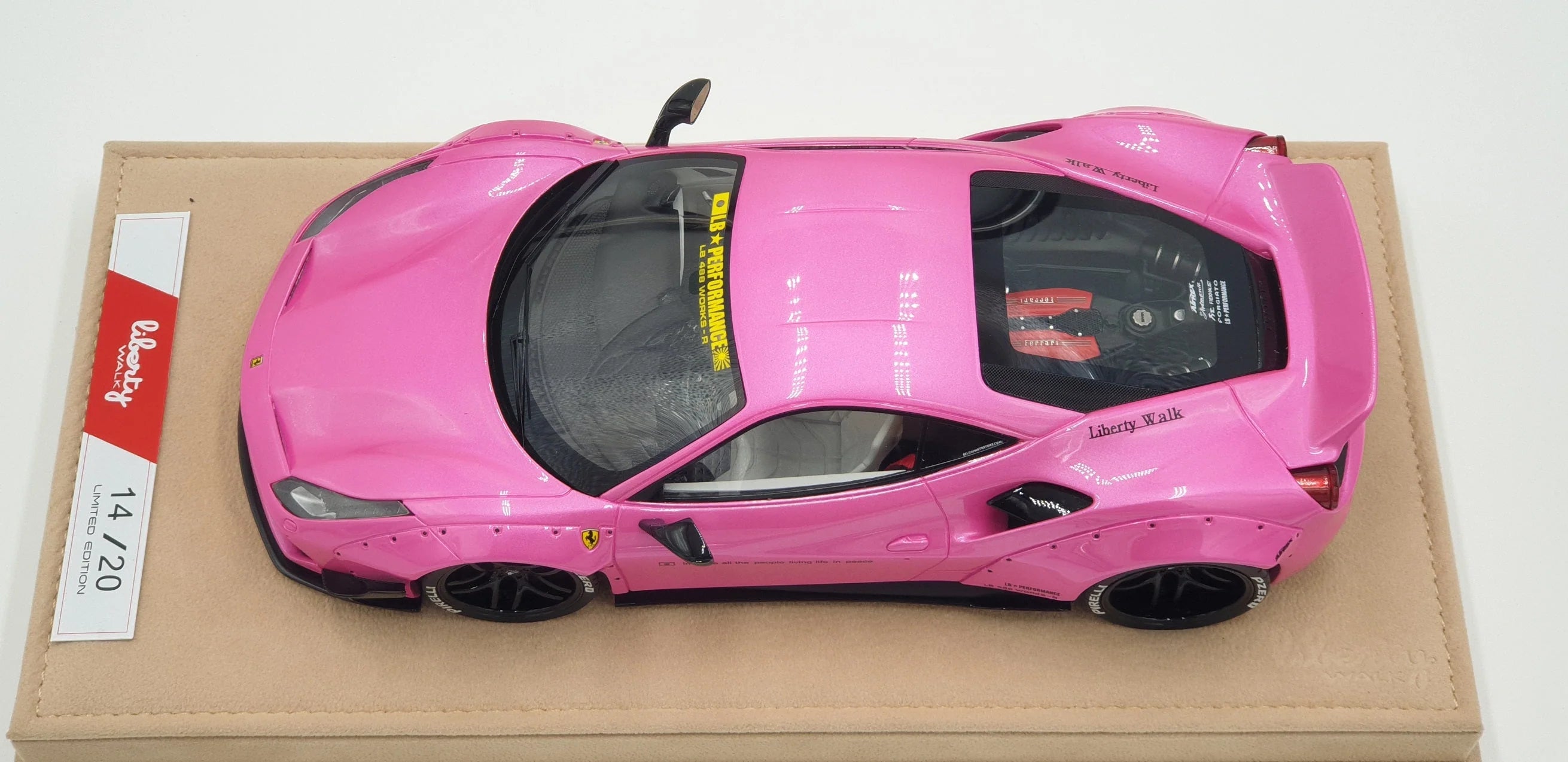 Ferrari 458 Liberty Walk Performance, Pink - Ltd 20 pcs by LB Work