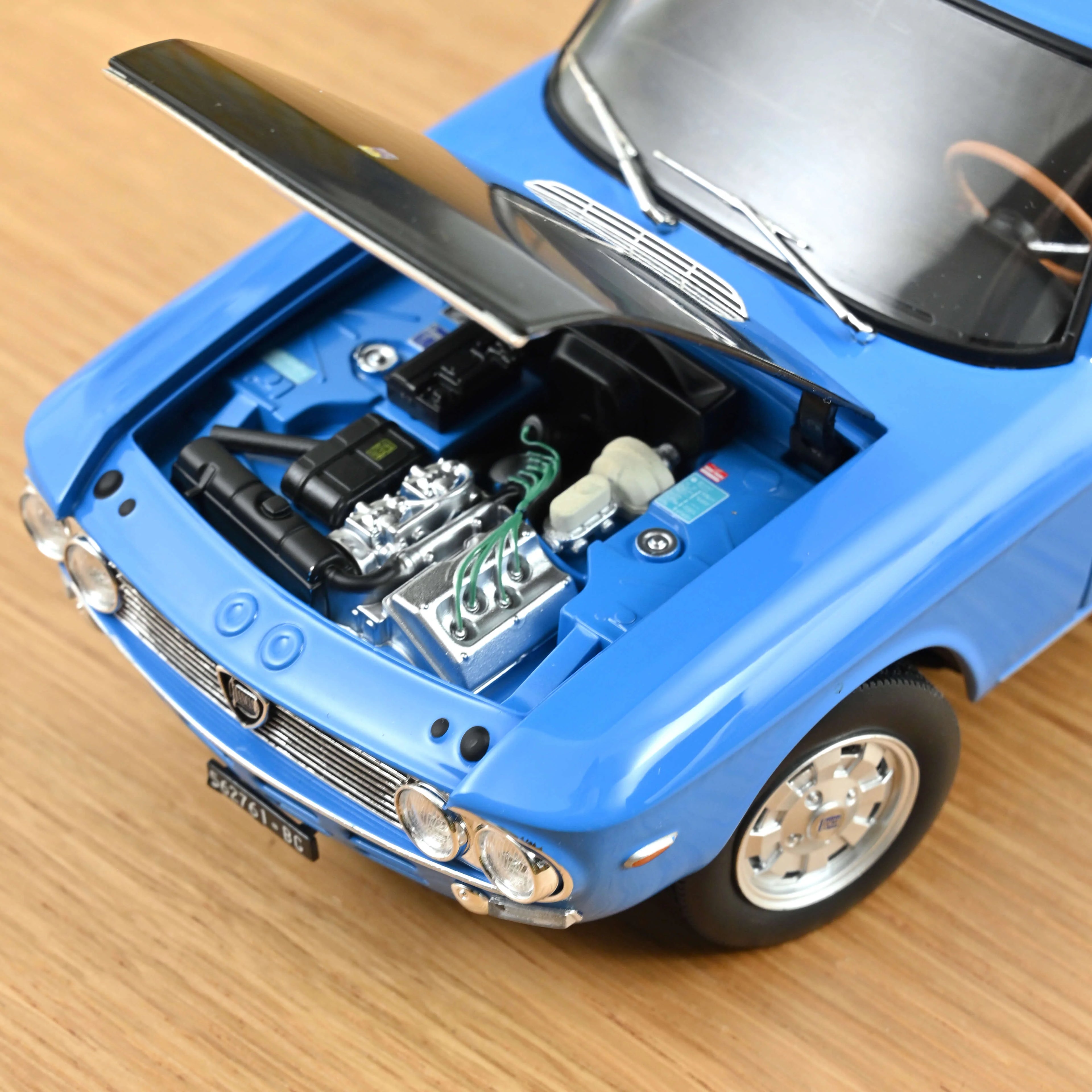 Lancia Fulvia 1600 HF 1971 Medium Blue 1:18 - 200pcs