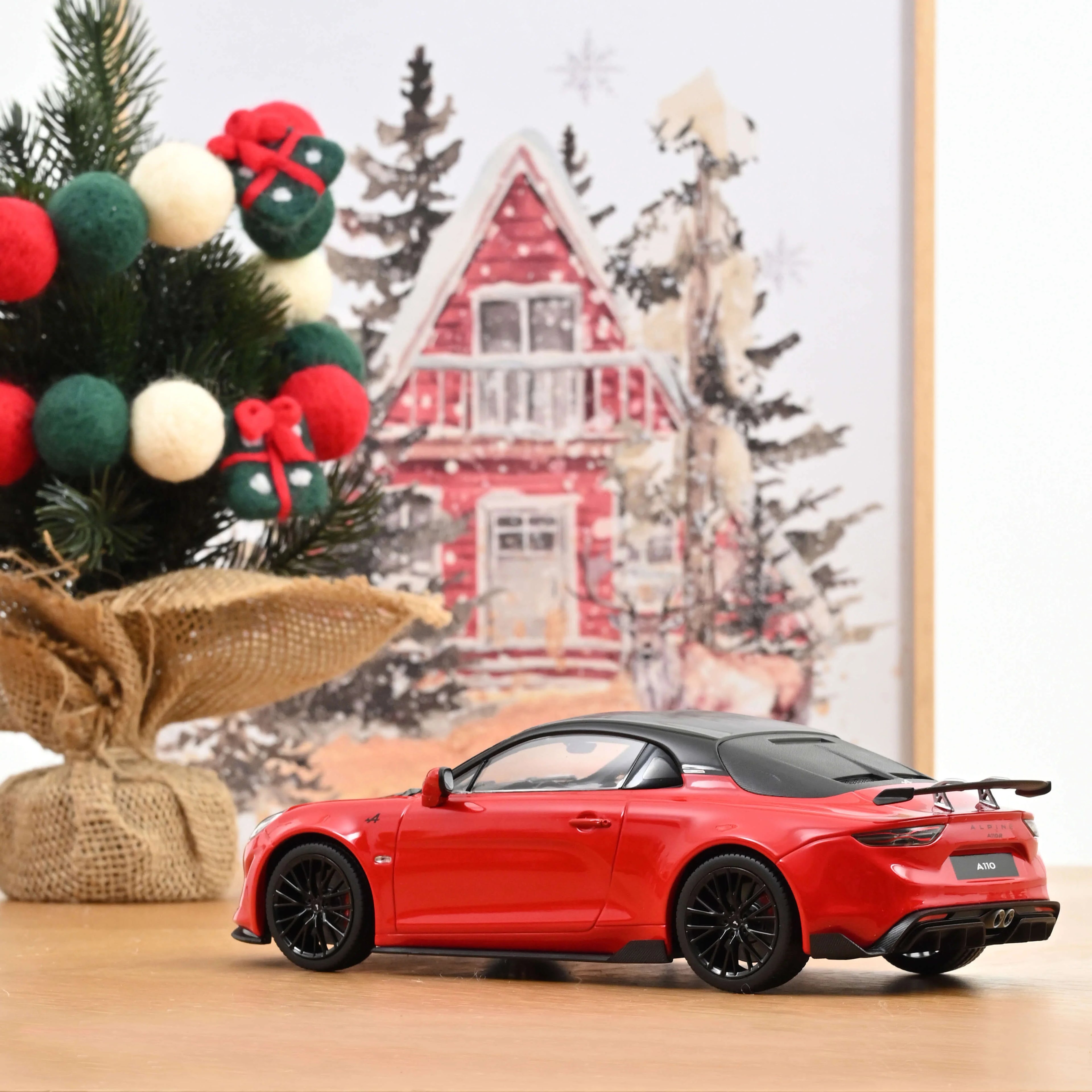 Alpine A110 R Turini 2025 Seismic Red 1:18
