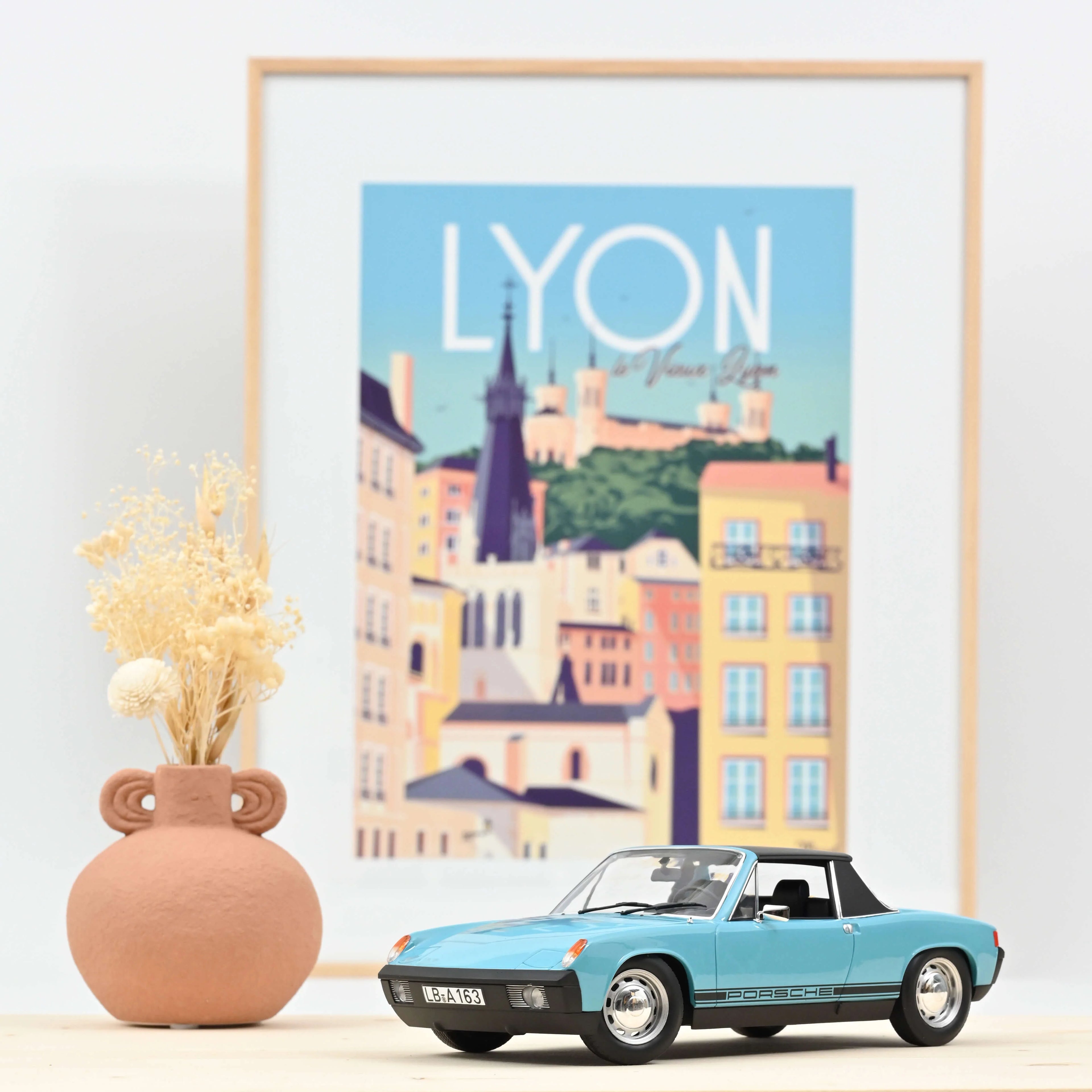VW-Porsche 914 1.7 1973 Light blue 1:18 - 200pcs