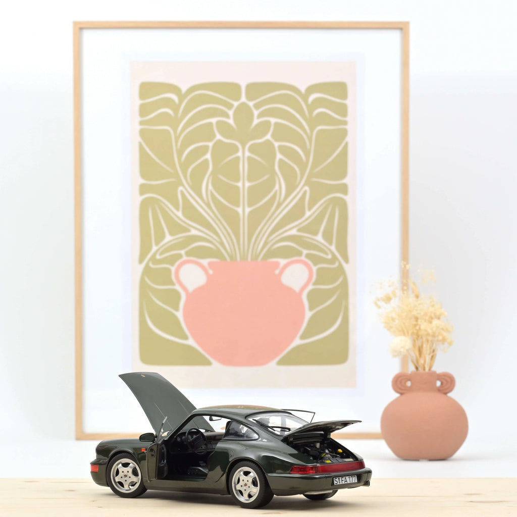 Porsche 911 Carrera 4 1992 Vert mét 1:18 - 200 pcs