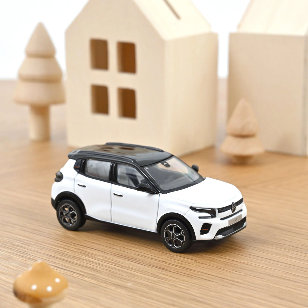 Citroën C3 2024 Polar-Weiß & schwarzes Dach 1:43