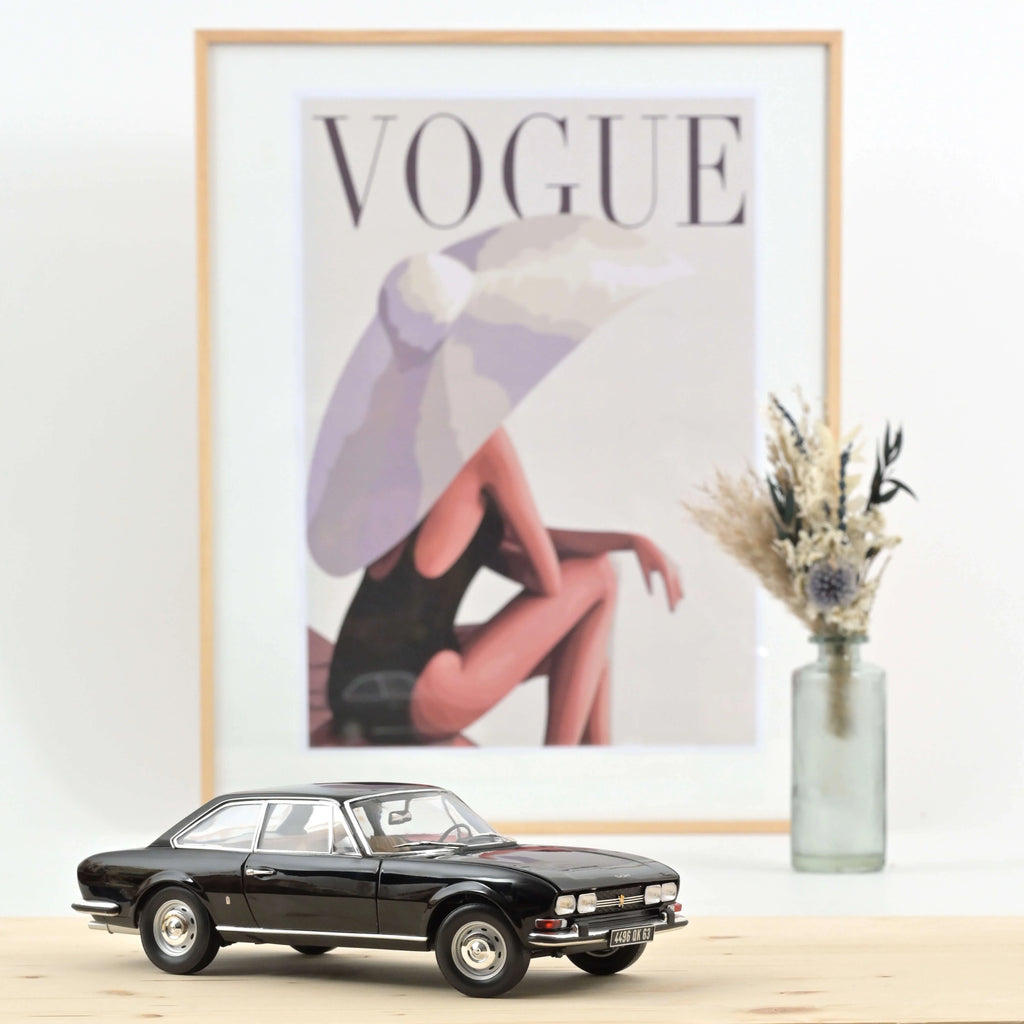 Peugeot 504 Coupé 1972 Schwarz 1:18
