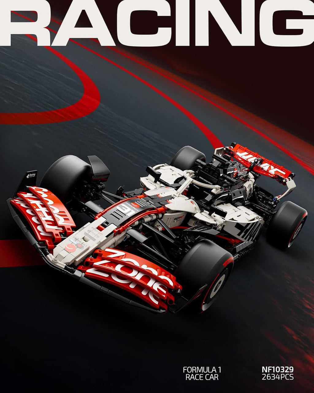Nifeliz V25 F1 Racing Car (2634 PCS, NF10329)