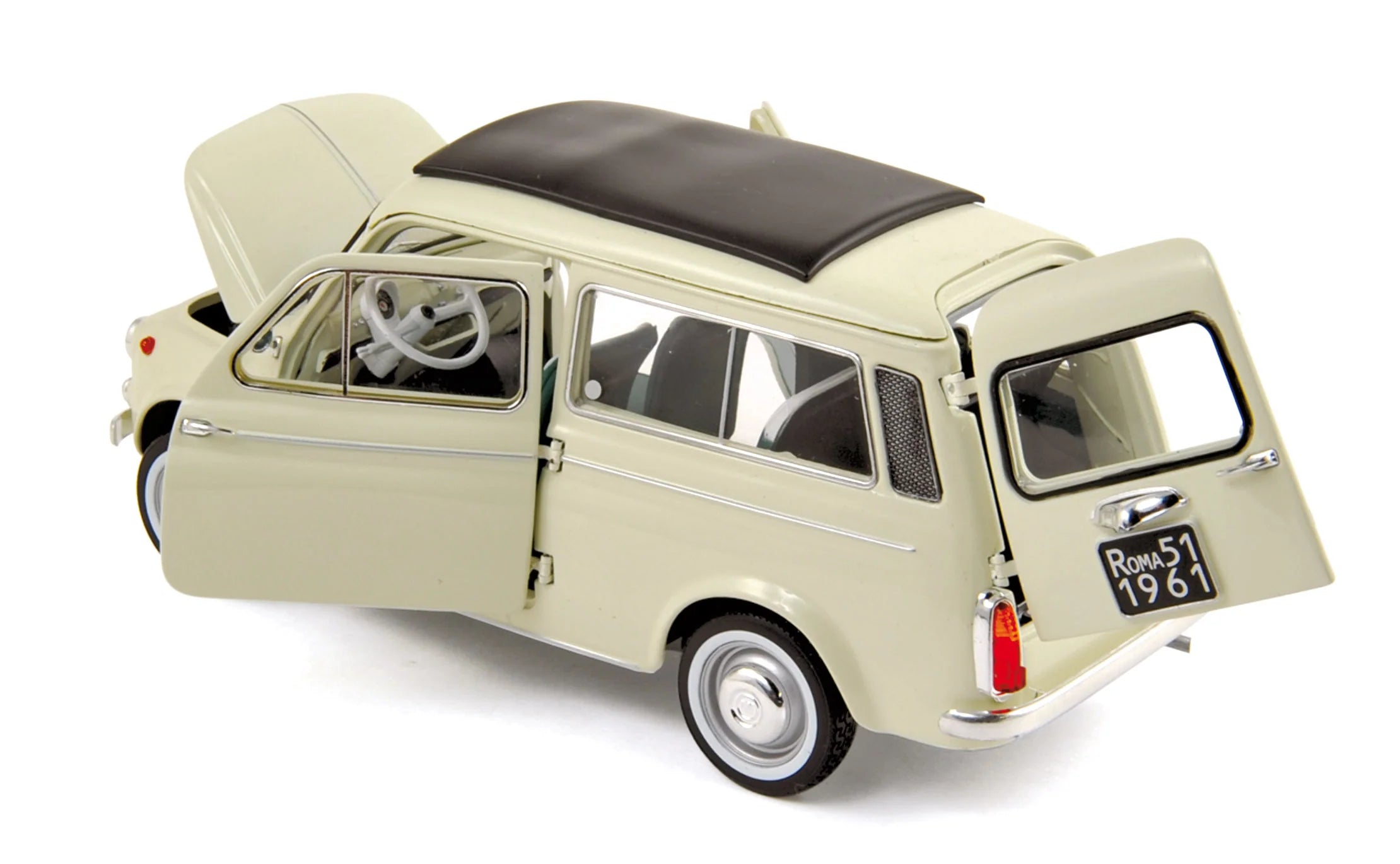 Fiat 500 Jardinière 1960 Cream 1:18