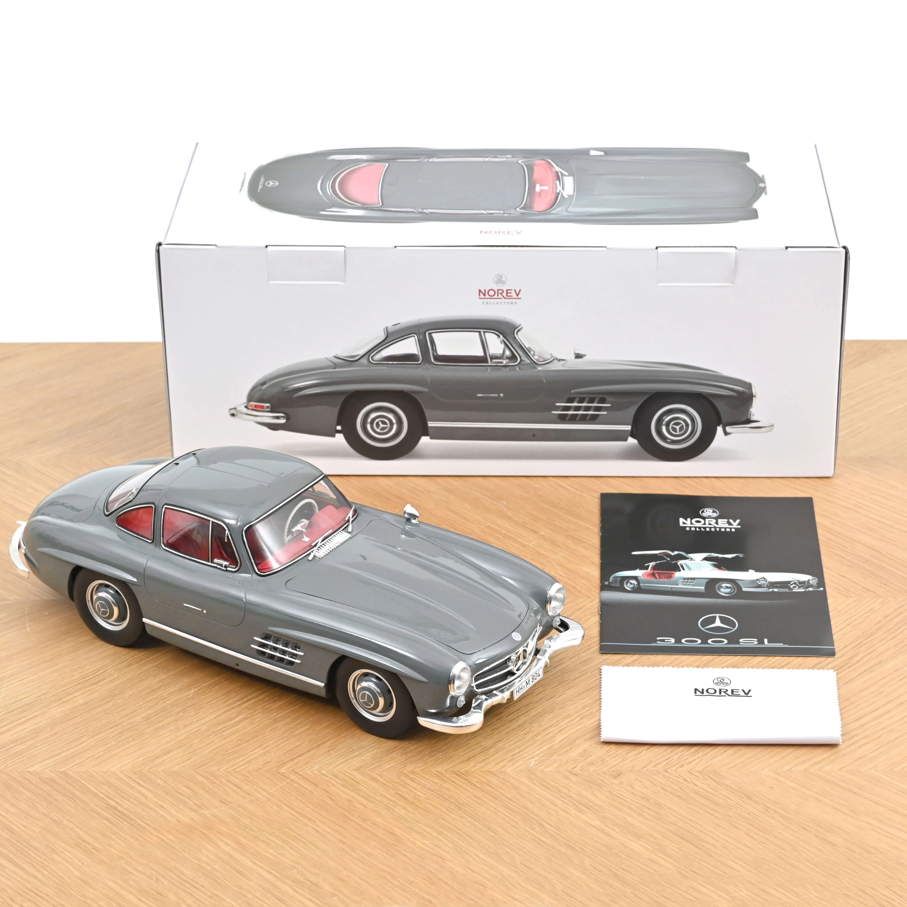 Mercedes-Benz 300 SL 1954 Graphite Grey 1:12