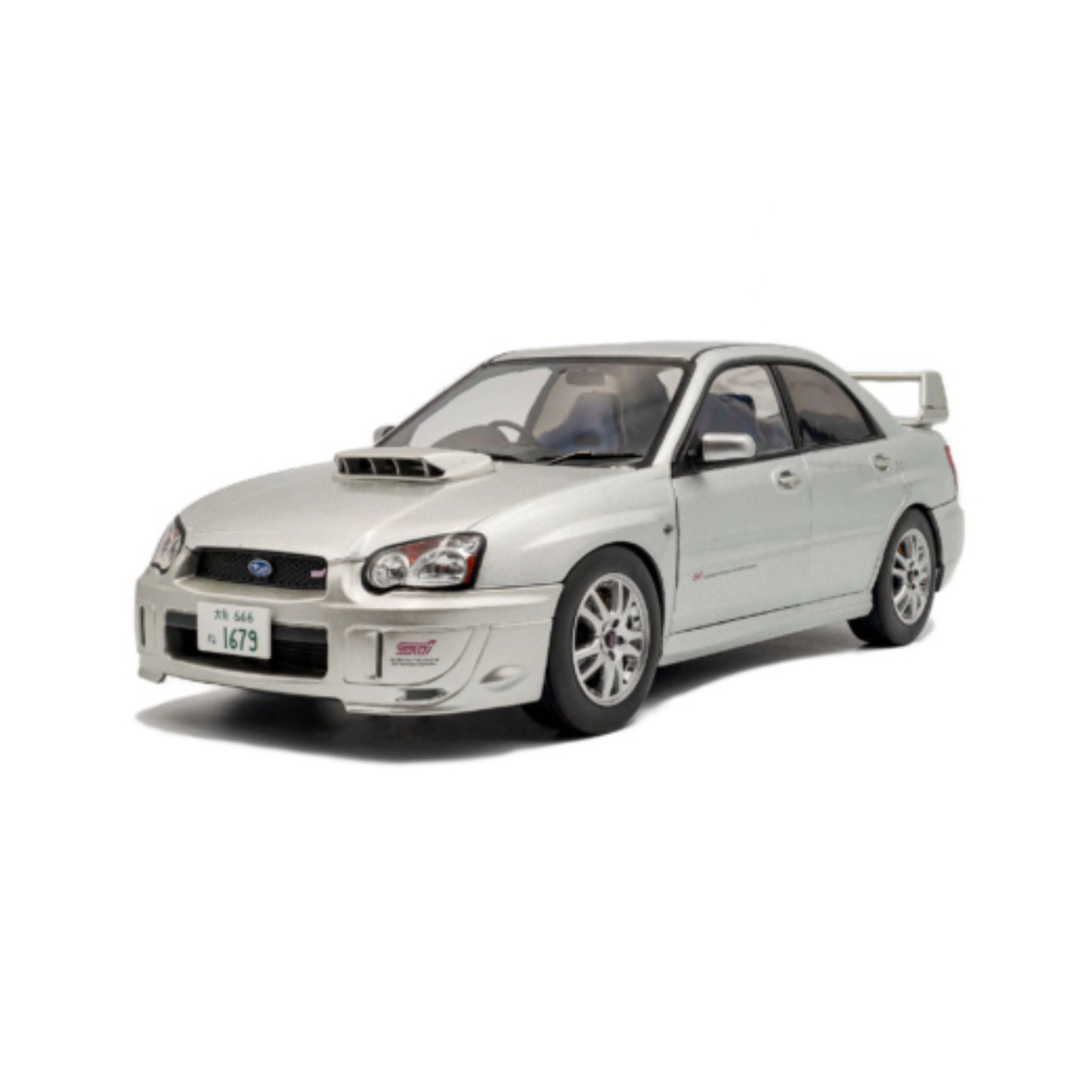 Subaru Impreza Wrx Sti Premium Silver Effect 1:18