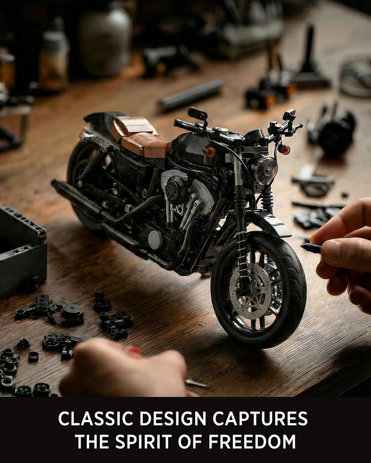 Nifeliz Iron 83 Motorcycle (827 PCS, NF10342)
