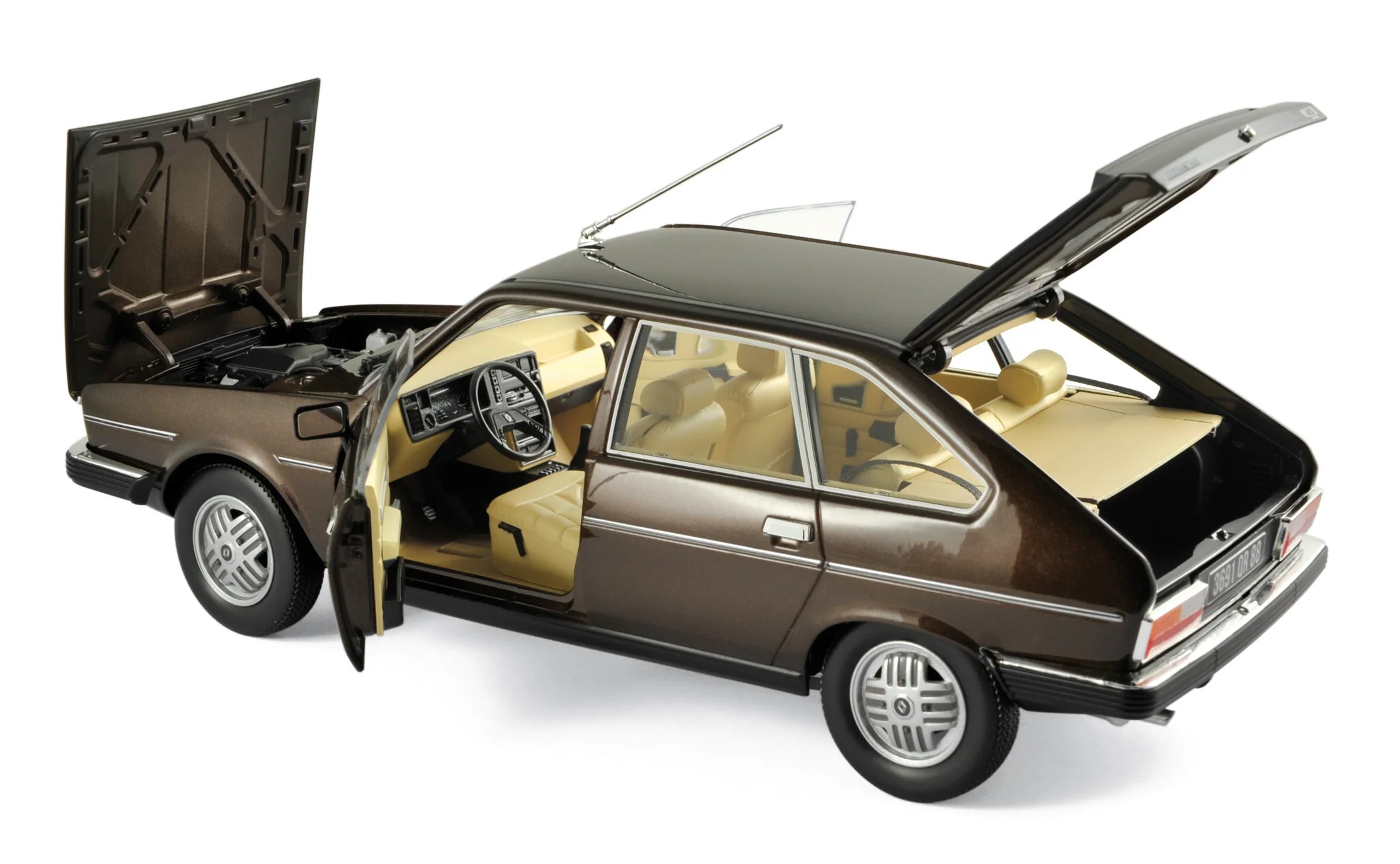 Renault 30 TX 1981 Brun Bronze métallisé 1:18
