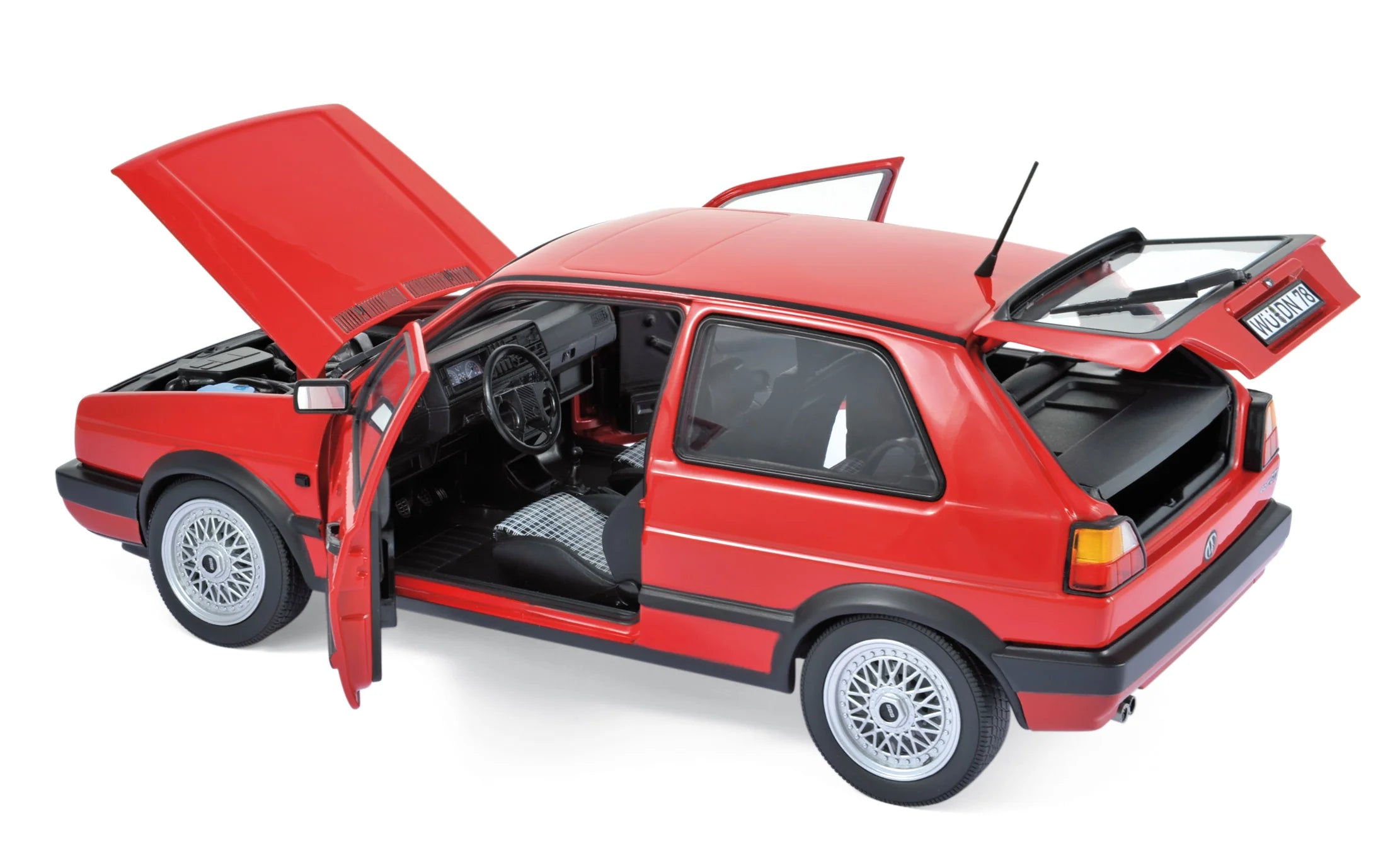 VW Golf GTI 1990 Red 1:18
