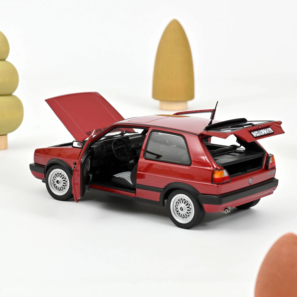 VW Golf GTI 1990 Red metallic 1:18