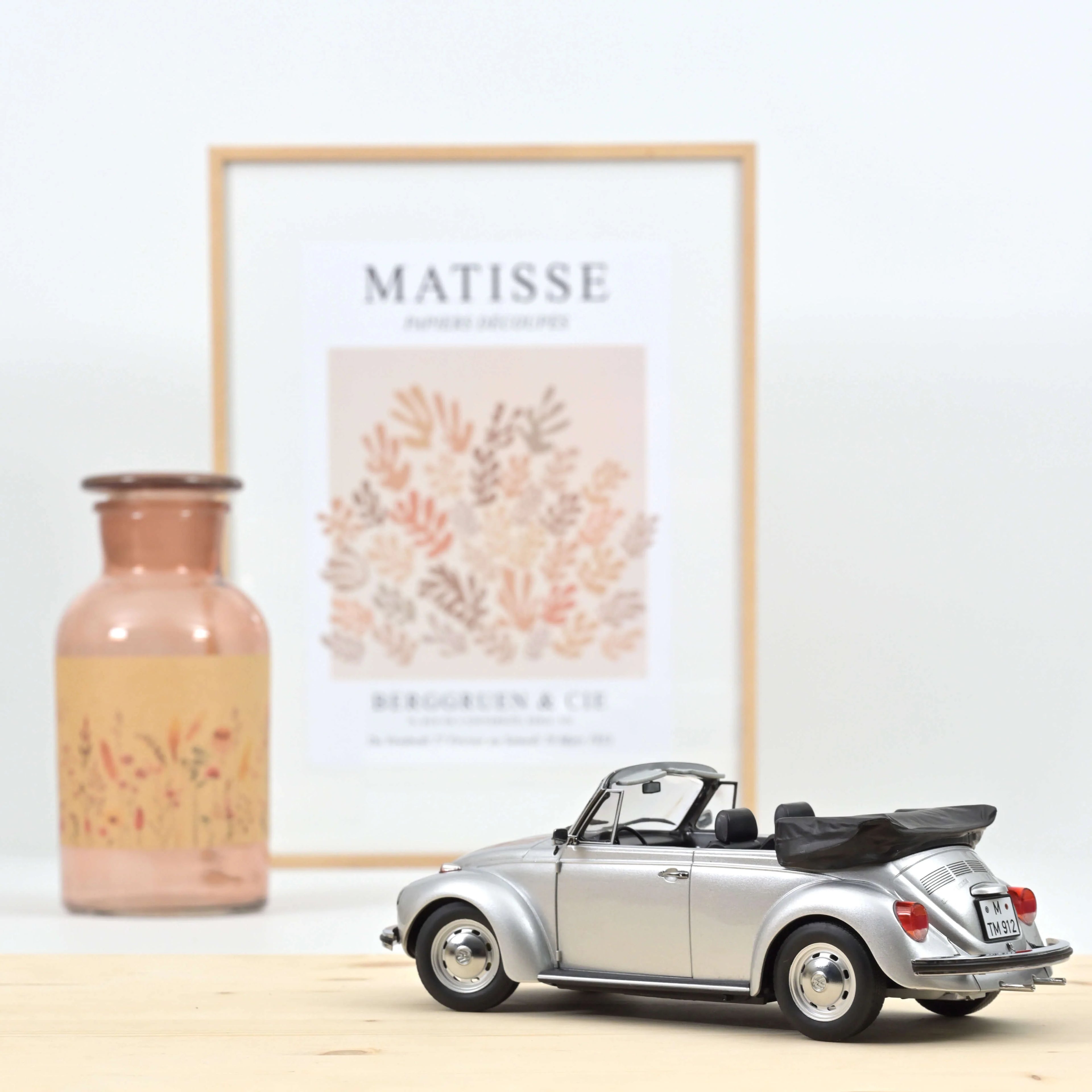 VW 1303 Cabriolet 1973 Argent 1:18