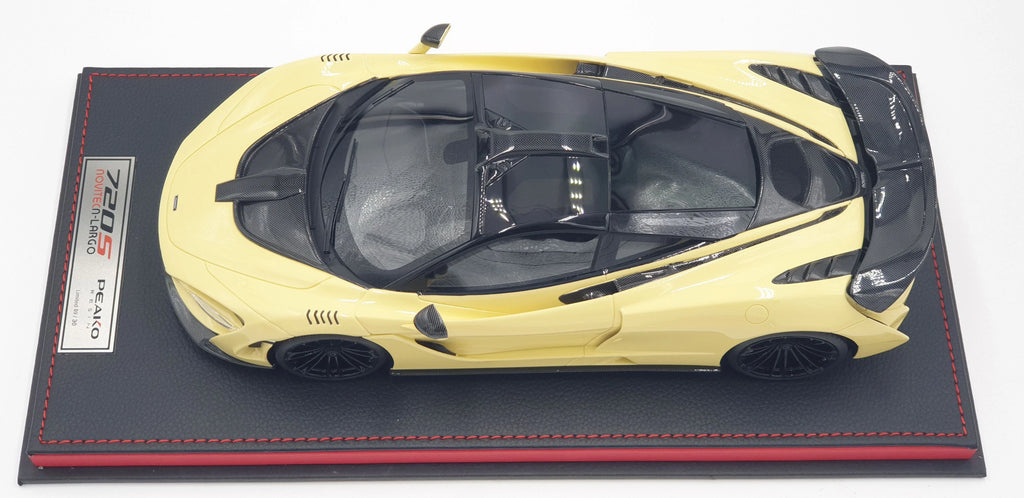 Clearance McLaren 720S Novitec N-Largo Wuestendsand Yellow - Limited 30 pcs by Peako