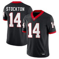 Georgia Bulldogs #14 Gunner Stockton Player Black Limited College Football Jerseys