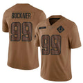 IN.Colts #99 DeForest Buckner Player Brown Salute To Service Limited Football Jerseys