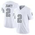 LV.Raiders #2 Ashton Jeanty Player White Alternate Vapor F.U.S.E Limited Football Jerseys