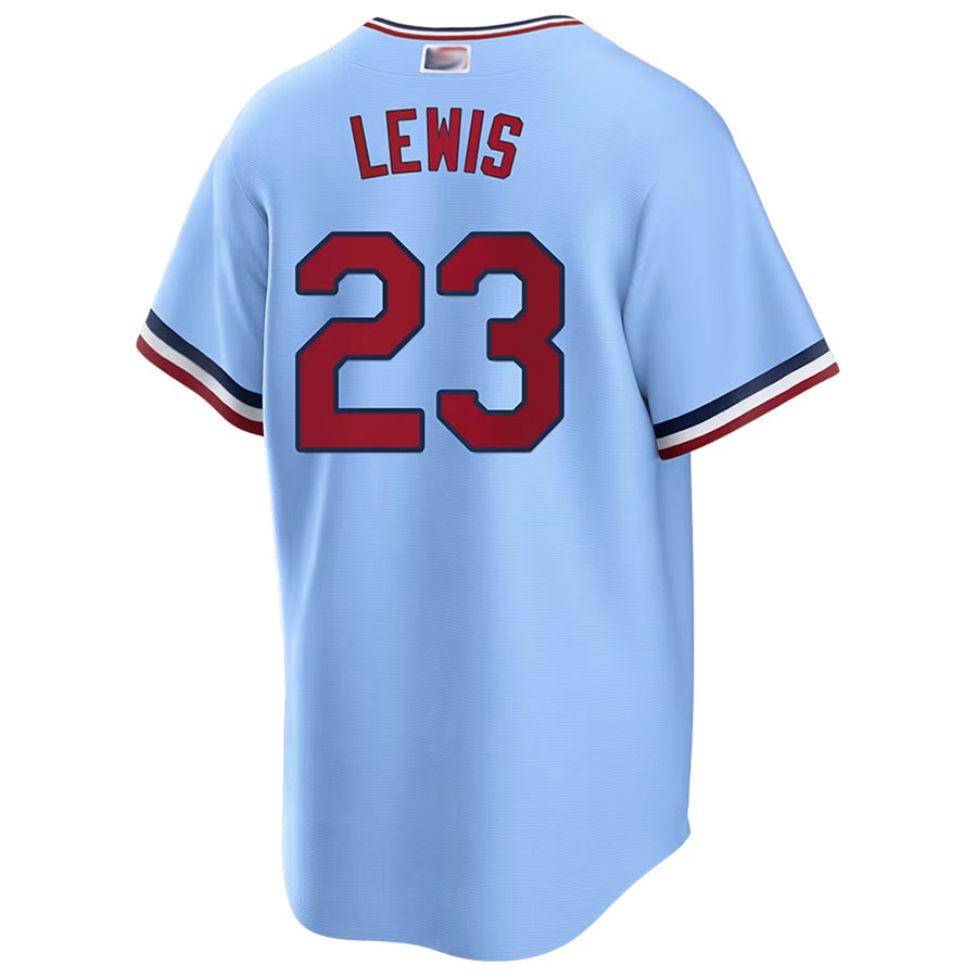 M.Twins #23 Royce Lewis Player Replica Light Blue Reploca Baseball Jerseys
