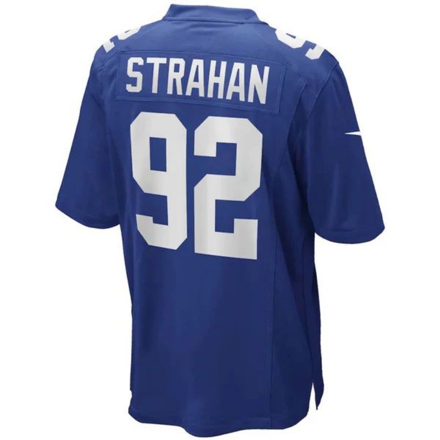 #92 Michael Strahan Player NY.Giants Royal Game Football Jerseys