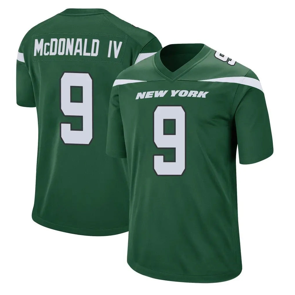 NY.Jets #9 Will McDonald IV Player Green Game Football Jerseys