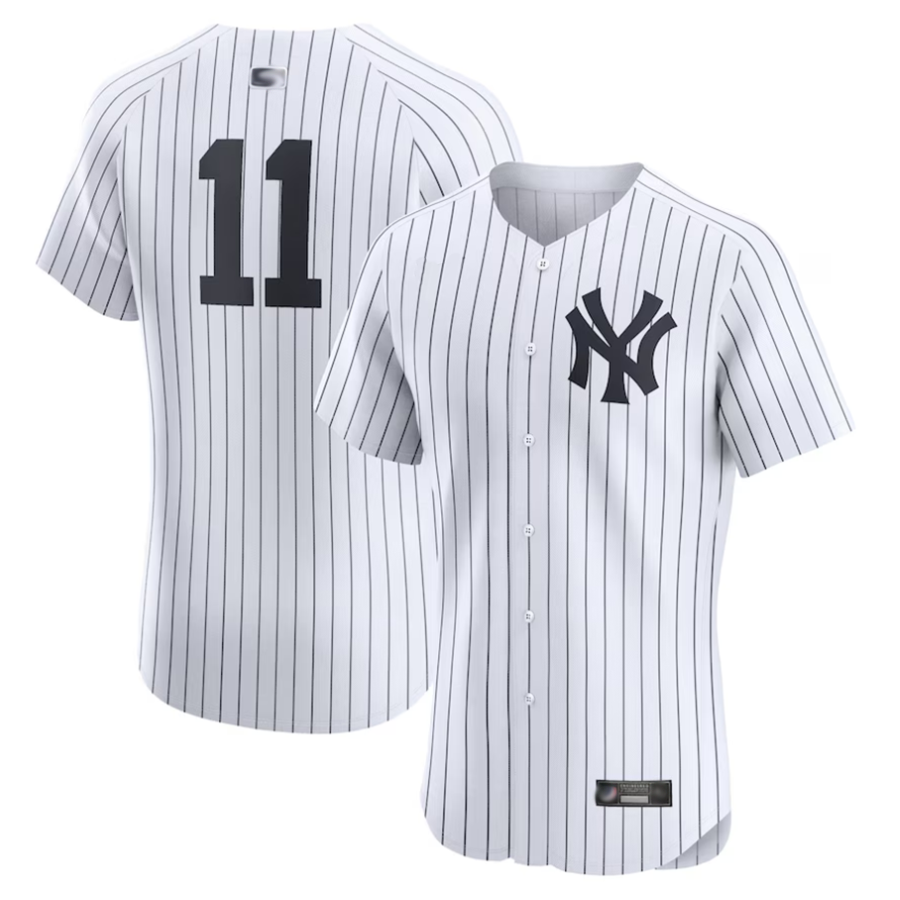 NY.Yankees #11 Anthony Volpe Player White Home Elite Baseball Jerseys