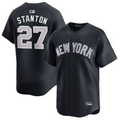 NY.Yankees #27 Giancarlo Stanton Player Black Replica Limited Baseball Jerseys