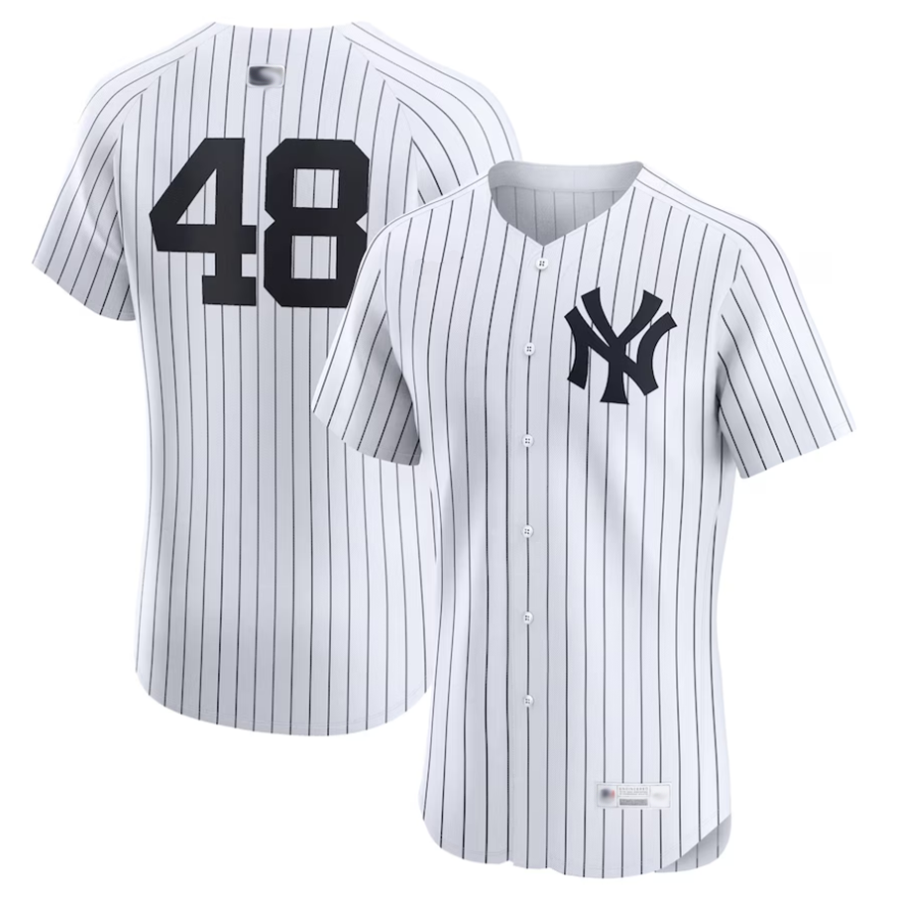 NY.Yankees #48 Paul Goldschmidt Player White Home Elite Baseball Jerseys