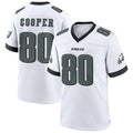P.Eagles #80 Darius Cooper Player White Home Game Football Jerseys