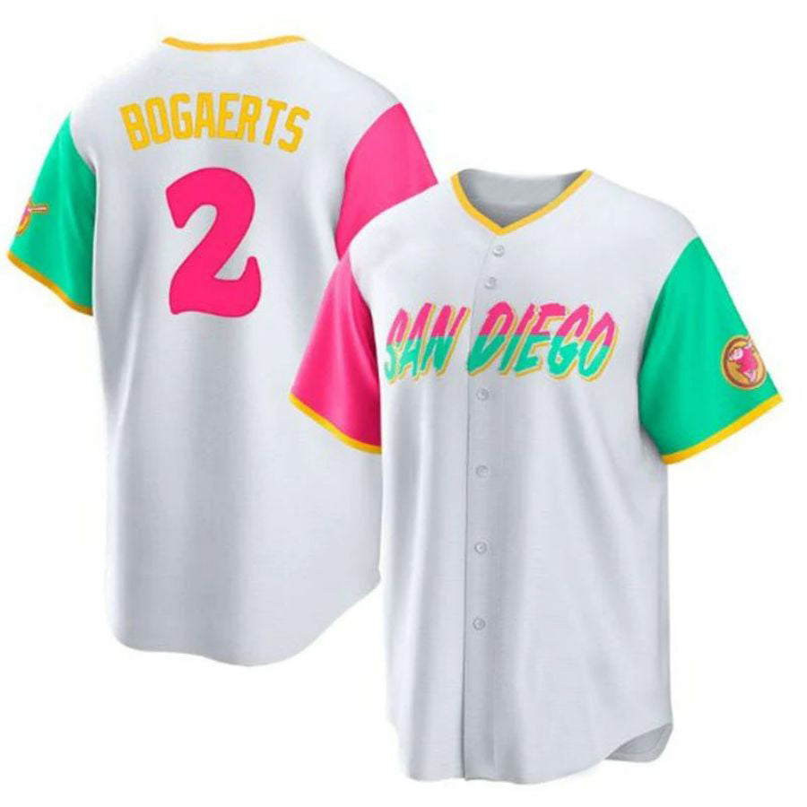 S.Diego Padres #2 Xander Bogaerts Player Cool Base City Connect Stitched Baseball Jerseys