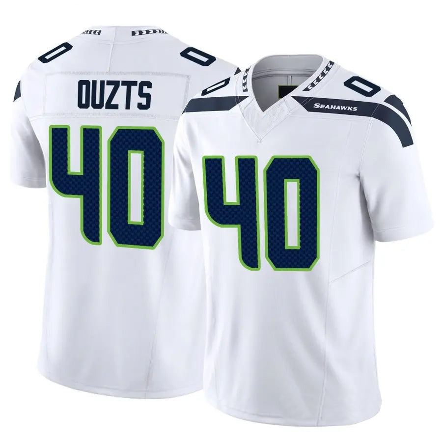 S.Seahawks #40 Robbie Ouzts Player White Vapor F.U.S.E. Limited Football Jerseys