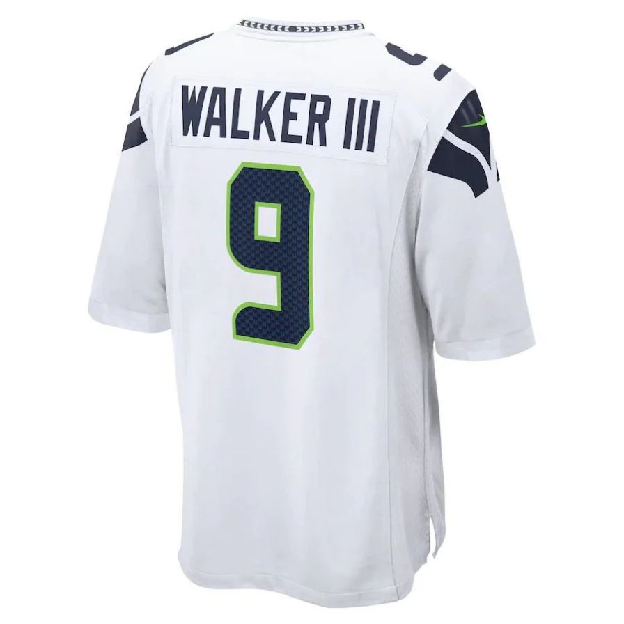#9 Kenneth Walker III Player S.Seahawks White Game Football Jerseys