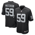 Luke Masterson Las Vegas Raiders Nike Game   Jersey - Black