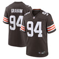 Men's Cleveland Browns Mason Graham Nike Brown 2025 NFL Draft First Round Pick Game Jersey