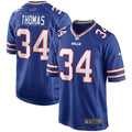 Thurman Thomas Buffalo Bills Nike Game Retired   Jersey - Royal
