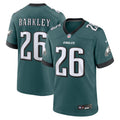 Saquon Barkley Philadelphia Eagles Nike Game   Jersey - Midnight Green
