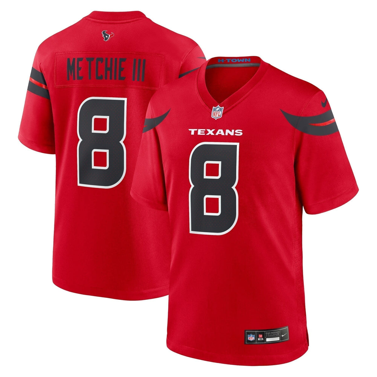John Metchie III Houston Texans Nike Alternate Game Jersey -  Red