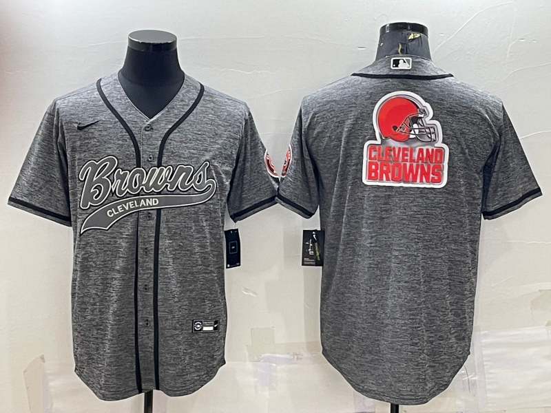 Men's Cleveland Browns Gray Game Jersey1