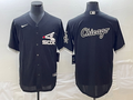 Men's Chicago White Sox Black Replica Game Jersey1