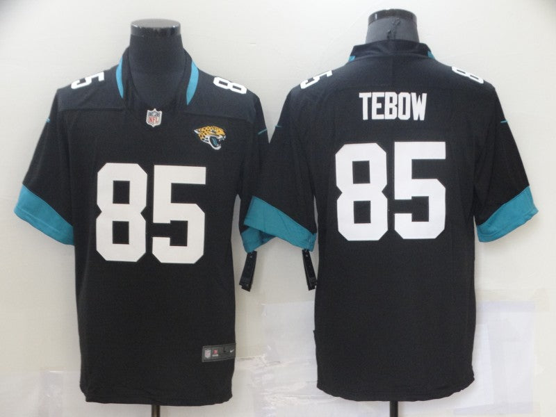 Men's Jacksonville Jaguars Tim Tebow #85 Black Game Jersey1