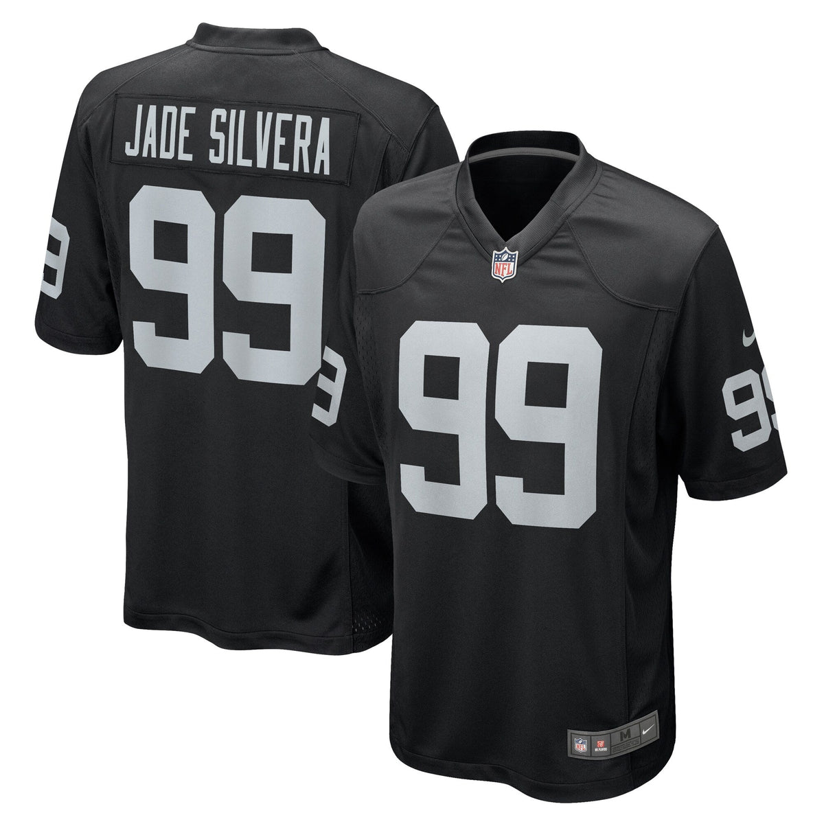 Nesta Jade Silvera Las Vegas Raiders Nike Team Game Jersey -  Black