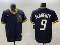 Men's Detroit Tigers Jack Flaherty #9 Black Replica Player Jersey