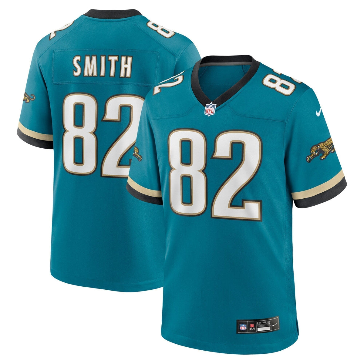 Jimmy Smith Jacksonville Jaguars Nike Prowler Throwback Retired   Game Jersey - Teal