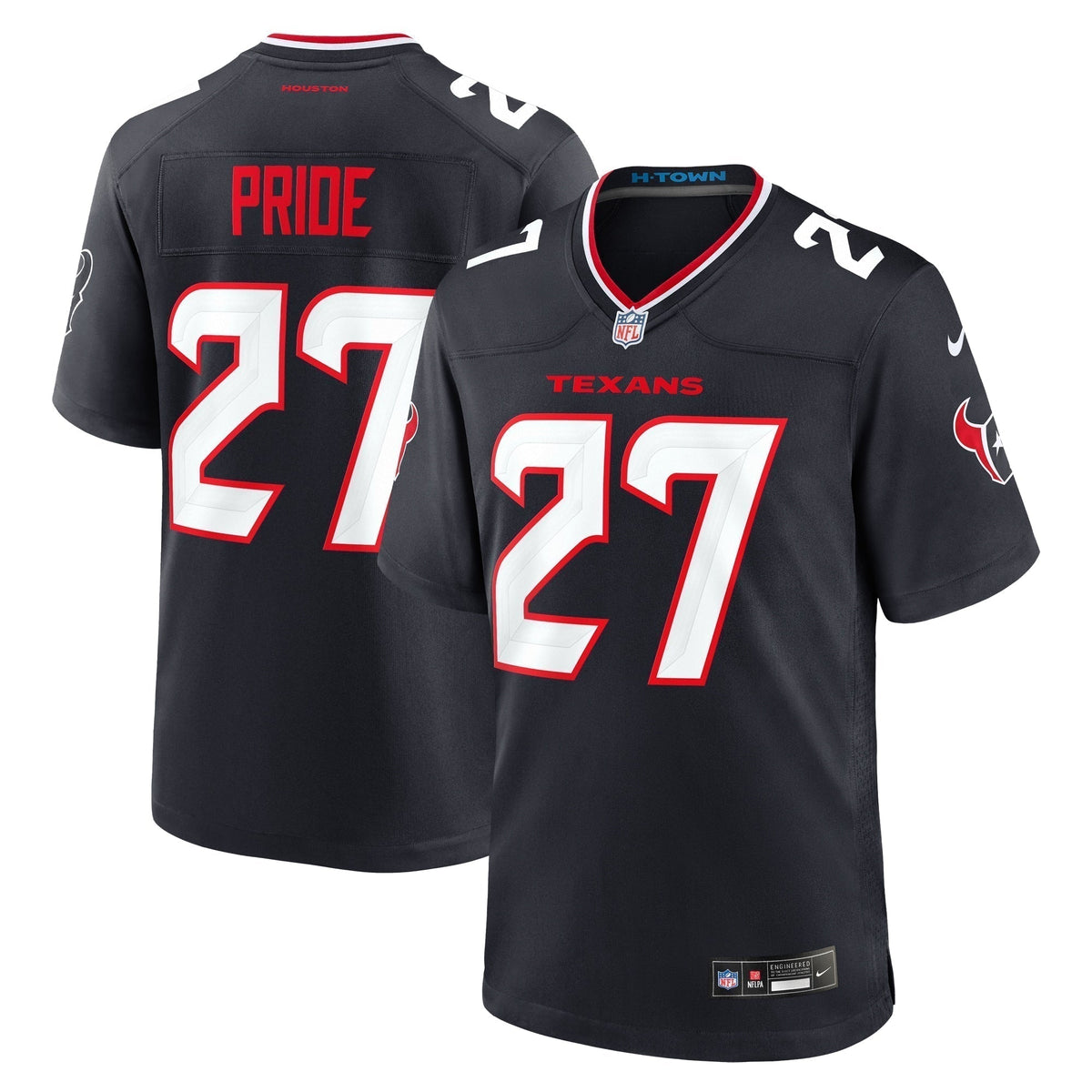 Troy Pride Houston Texans Nike Team Game Jersey -  Navy