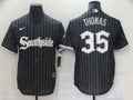 Men's Chicago White Sox Frank Thomas #35 Black Stitched Jersey1