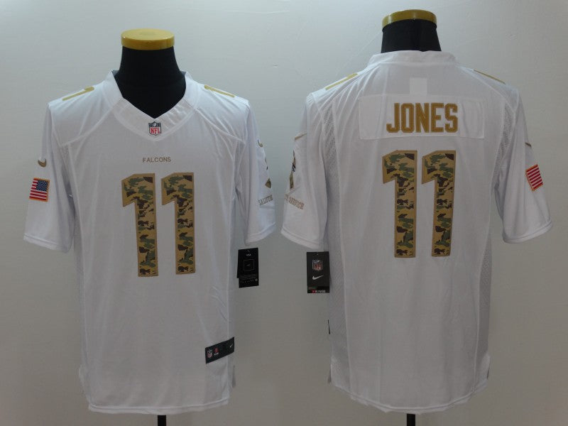Men's Atlanta Falcons Julio Jones #11 White Alternate Game Jersey1